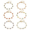 Picture of Eco-friendly Vacuum Plating 304 Stainless Steel Religious Handmade Link Chain Bracelets 18K Gold Plated Multicolor Heart Evil Eye Enamel 17.5cm(6 7/8") long