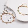 Picture of Eco-friendly Vacuum Plating 304 Stainless Steel Religious Handmade Link Chain Bracelets 18K Gold Plated Multicolor Heart Evil Eye Enamel 17.5cm(6 7/8") long