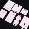 Picture of Paper Jewelry Display Card Multicolor Message " Hand Made "