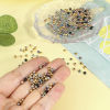 Picture of Eco-friendly 201 Stainless Steel Beads For DIY Jewelry Making Round Multicolor Sparkledust 3mm Dia.