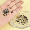 Picture of Eco-friendly 201 Stainless Steel Beads For DIY Jewelry Making Round Multicolor Sparkledust 4mm Dia.