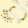 Picture of Eco-friendly 201 Stainless Steel Beads For DIY Jewelry Making Round Multicolor Polished 5mm Dia.