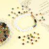 Picture of Eco-friendly 201 Stainless Steel Beads For DIY Jewelry Making Round Multicolor Polished 5mm Dia.