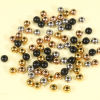Picture of Eco-friendly 201 Stainless Steel Beads For DIY Jewelry Making Round Multicolor Polished 5mm Dia.