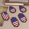 Picture of PU & Natural Wood American Independence Day Pendants Brown Flag Of The United States