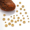 Picture of Eco-friendly 304 Stainless Steel Mother's Day Spacer Beads For DIY Bracelet Jewelry Making Findings Multicolor Snowflake 20 PCs