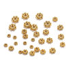 Picture of Eco-friendly 304 Stainless Steel Mother's Day Spacer Beads For DIY Bracelet Jewelry Making Findings Multicolor Snowflake 20 PCs