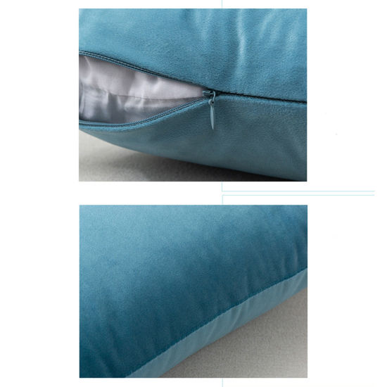 Изображение Velvet Pillow Cases Multicolor Square