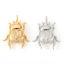 Picture of Brass Charms Real Gold Plated Insect Animal Beetle 17mm x 13mm
