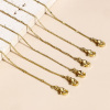 Picture of Eco-friendly Simple & Casual Simple 18K Gold Plated Brass Link Chain Necklace For Women New Mom