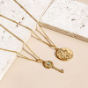 Picture of Eco-friendly Simple & Casual Simple 18K Gold Plated Brass Link Chain Necklace For Women New Mom