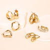 Picture of Eco-friendly Vacuum Plating Retro Stylish 18K Real Gold Plated 304 Stainless Steel Link Chain Earrings For Women Party