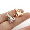 Imagen de Latón Colgantes Charms Canguro Oro Real Chapado 18mm x 16mm, 2 Unidades