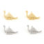 Picture of Brass Charms Real Gold Plated Dinosaur Animal 13mm x 8mm