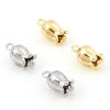 Picture of Brass Charms Real Gold Plated Lily Of The Valley Flower Flower 3D 12mm x 7mm
