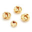 Picture of Brass Beads For DIY Jewelry Making 18K Real Gold Plated Ball Of Yarn Hollow About 12mm x 12mm