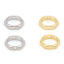 Picture of Brass Beads Frames Hexagon Real Gold Plated 11mm x 10mm