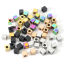 Imagen de Enchapado al Vacío Ecológico 304 Acero Inoxidable Cuentas para la Fabricación de Joyas con Dijes de Bricolaje Cubo Multicolor 6mm x 6mm, Agujero: Aprox 3mm, 10 Unidades