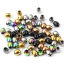 Image de Perles pour DIY Fabrication de Bijoux en 304 Acier Inoxydable Placage Sous Vide Écologique Ovale Multicolore 5mm x 4mm, Trou: env. 2mm, 10 Pcs
