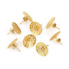 Image de Accessories de Boucle d'Oreille Stud Accessories pour DIY Fabrication de Bijoux en 304 Acier Inoxydable Rond Coller sur 6 Pcs