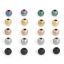 Imagen de Enchapado al Vacío Ecológico 304 Acero Inoxidable Cuentas para la Fabricación de Joyas con Dijes de Bricolaje Ronda Multicolor Polvo Estelar 6mm Diámetro, 10 Unidades