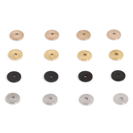 Picture of Eco-friendly Vacuum Plating 304 Stainless Steel Spacer Beads For DIY Bracelet Jewelry Making Findings Round Multicolor 6mm Dia.