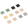 Picture of Eco-friendly Vacuum Plating 304 Stainless Steel Spacer Beads For DIY Bracelet Jewelry Making Findings Square Multicolor 6mm x 6mm