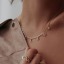 Picture of 304 Stainless Steel & Cubic Zirconia Customized Name Necklace Personalized Letter Charm Pendant Capital Alphabet Initial Letter 14K Gold Plated 45cm(17.7") long