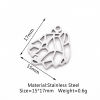 Picture of Eco-friendly 304 Stainless Steel Ocean Jewelry Charms Multicolor Lion Animal Fox