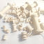 Picture of Wood Bobbin Spools Natural