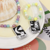 Picture of Acrylic Tarot Pendants Rectangle Cat Black & White 3.8cm x 2.3cm