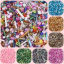 Picture of Glass Seed Beads Round Rocailles Multicolor Opaque 30 Grams