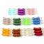 Picture of Acrylic Beads For DIY Jewelry Making AB Rainbow Color Arc About 34.5mm x 11mm