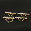 Picture of Brass Safety Pin Brooches Strip 18K Real Gold Plated                                                                                                                                                                                                          