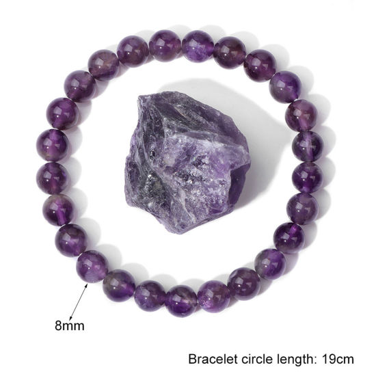 Picture of Stone Boho Chic Bohemia Dainty Bracelets Delicate Bracelets Beaded Bracelet Multicolor Elastic