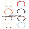 Picture of Transparent Glass Globe Bubble Bottle Braided Bracelets Accessories Findings Multicolor Curved Tube Can Open