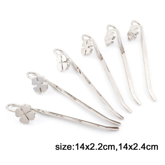 Picture of Zinc Based Alloy Bookmark Silver Tone 14cm