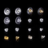 Picture of Iron Based Alloy Ear Nuts Post Stopper Earring Findings Mixed Multicolor 1 Box
