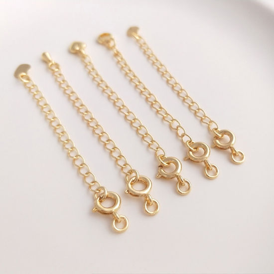 Picture of Brass Extender Chain 14K Real Gold Plated 6.5cm