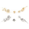 Picture of Brass Pendants Real Gold Plated Flower Leaves 3D