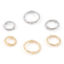 Picture of Brass Beads Frames Circle Ring Dot Real Gold Plated