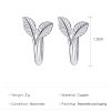 Imagen de Cobre Elegante Pendientes con Clip Sin Perforaciones Multicolor Hoja 1 Par