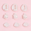 Picture of Acrylic Beads For DIY Jewelry Making White Shell Tortoise Imitation Pearl