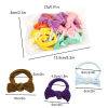 Picture of Elastic Fabric Cute Ponytail Holder Hair Ties Band Scrunchies Multicolor Bowknot