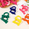 Picture of Elastic Fabric Cute Ponytail Holder Hair Ties Band Scrunchies Multicolor Bowknot