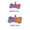 Picture of 201 Stainless Steel Blank Stamping Tags Charm Pendant Mirror Polishing