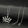 Picture of 304 Stainless Steel Customized Name Necklace Personalized Letter Charm Pendant Gold Plated 52cm(20.5") long