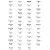 Picture of 304 Stainless Steel Customized Name Necklace Personalized Letter Charm Pendant Gold Plated 52cm(20.5") long