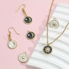 Picture of Zinc Based Alloy Galaxy Charms Gold Plated Multicolor Sun Moon Enamel