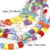 Picture of 1 Strand Ceramic Beads For DIY Jewelry Making Dolphin Animal At Random Mixed Color Elephant